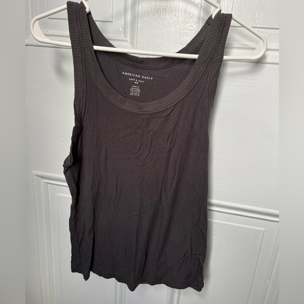 American eagle ribbed tank top